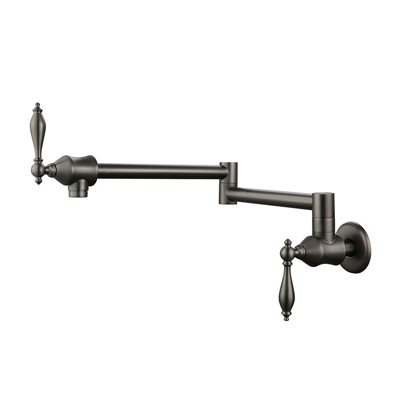 Boelon Solid Brass Folding Wall-Mounted Single Cold Kitchen Faucet