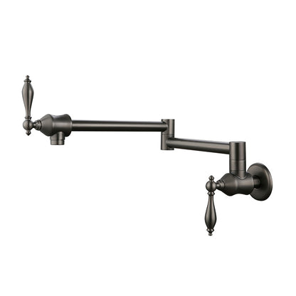 Boelon Solid Brass Folding Wall-Mounted Single Cold Kitchen Faucet