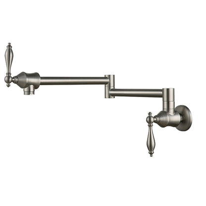 Boelon Solid Brass Folding Wall-Mounted Single Cold Kitchen Faucet