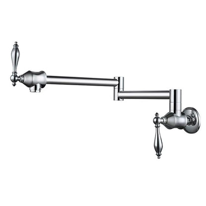 Boelon Solid Brass Folding Wall-Mounted Single Cold Kitchen Faucet