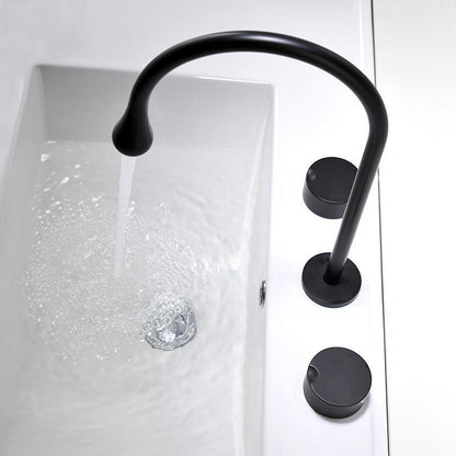 Boelon Three-Hole Basin Faucet with Dual Handles