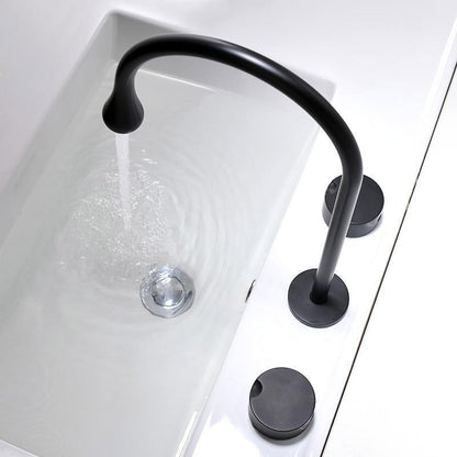 Boelon Three-Hole Basin Faucet with Dual Handles