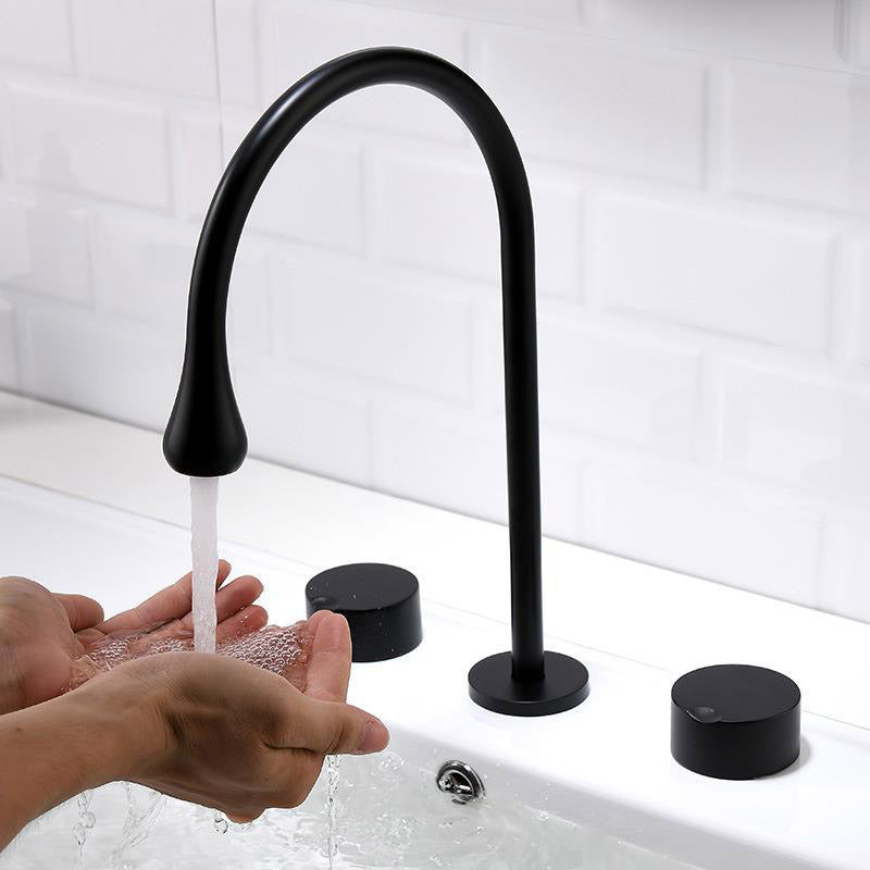 Boelon Three-Hole Basin Faucet with Dual Handles