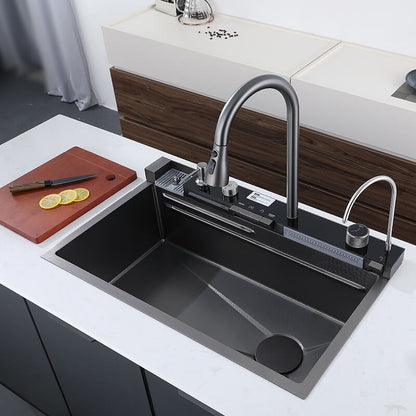 Boelon Luxury Kitchen Sink with Digital Display and Waterfall Design